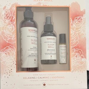 Scentuals Sleep Well Calming Pink Moisturizer Gift Set